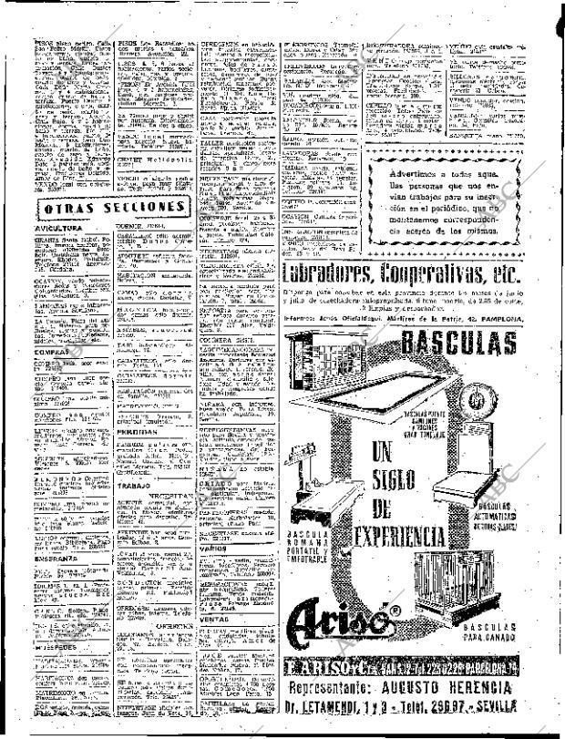 ABC SEVILLA 13-05-1964 página 62