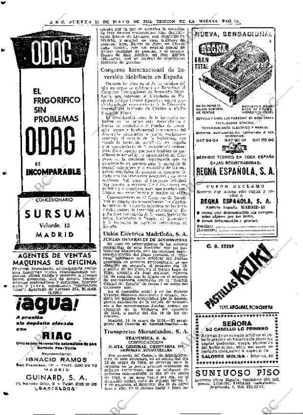 ABC MADRID 14-05-1964 página 92