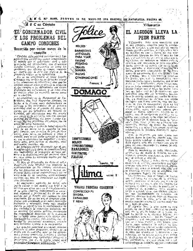 ABC SEVILLA 14-05-1964 página 43