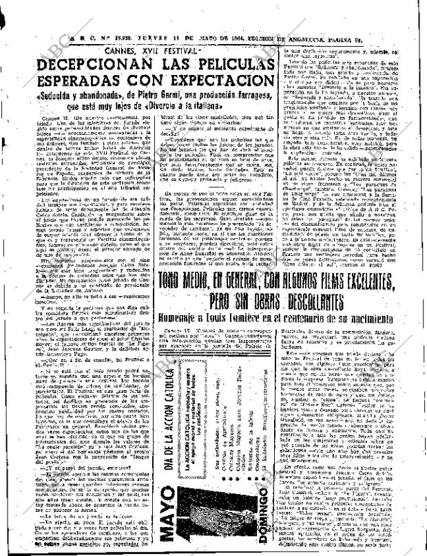 ABC SEVILLA 14-05-1964 página 63