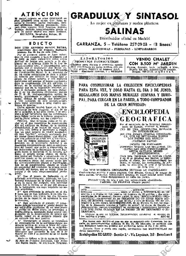 ABC MADRID 19-05-1964 página 110