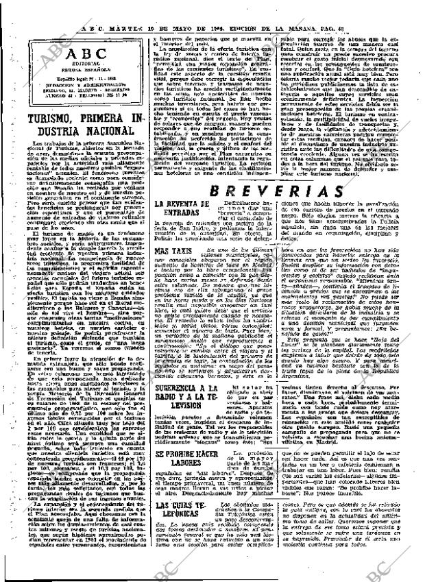ABC MADRID 19-05-1964 página 48