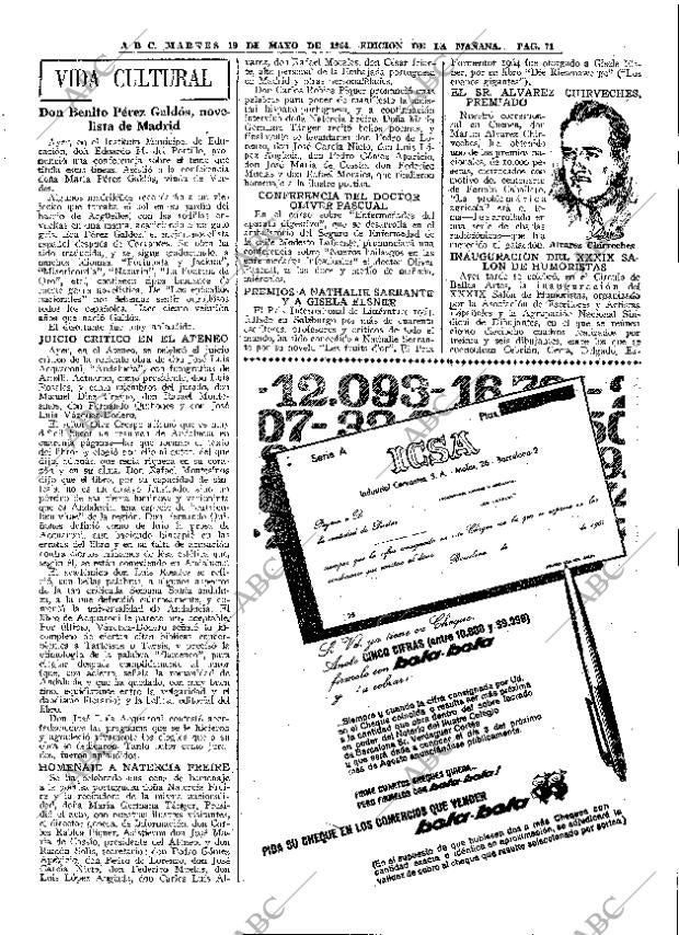 ABC MADRID 19-05-1964 página 71