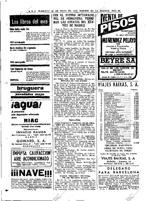 ABC MADRID 19-05-1964 página 86