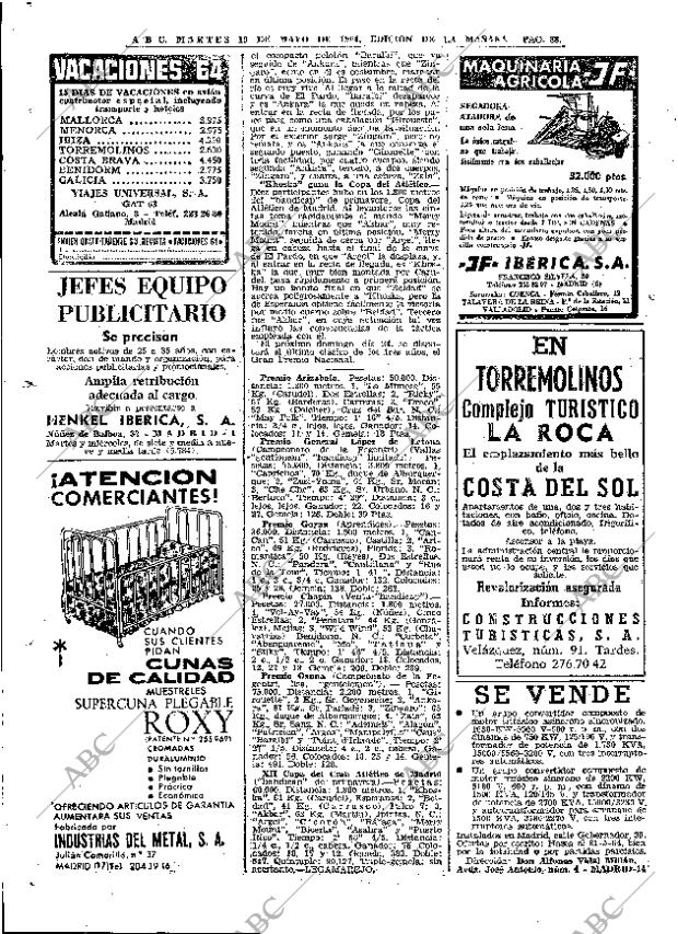 ABC MADRID 19-05-1964 página 88