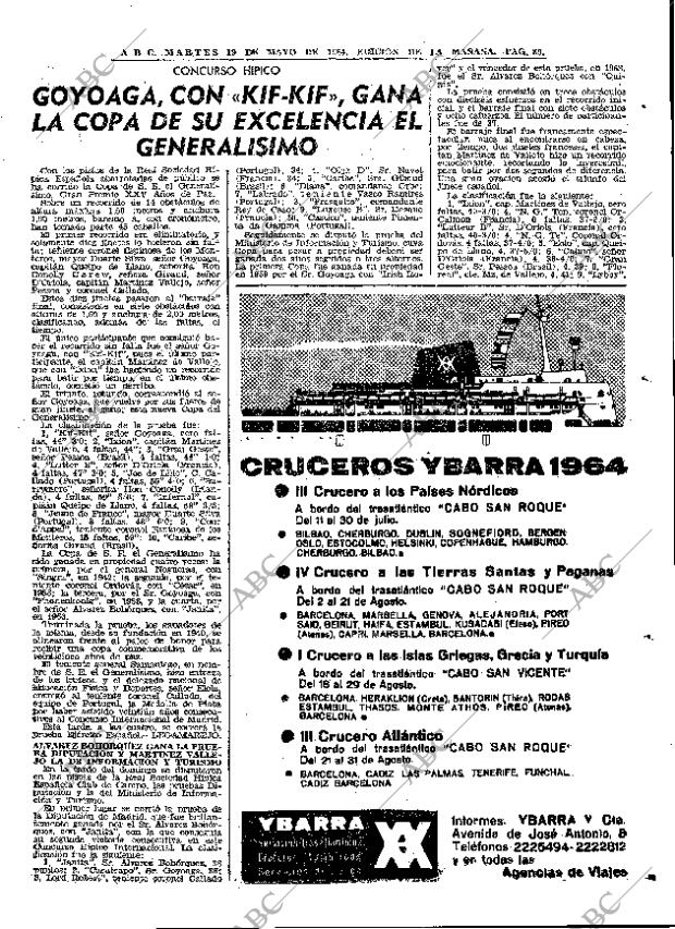 ABC MADRID 19-05-1964 página 89