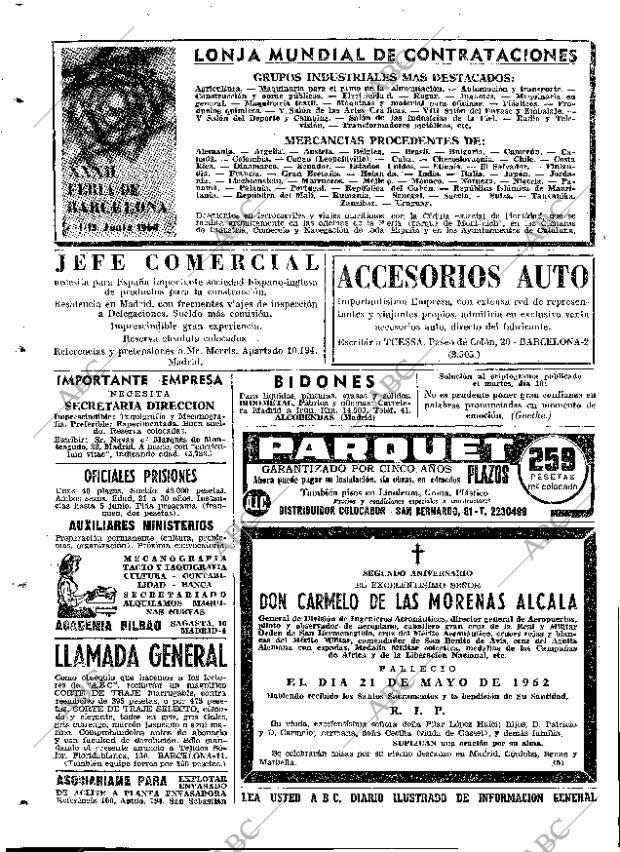 ABC MADRID 20-05-1964 página 110
