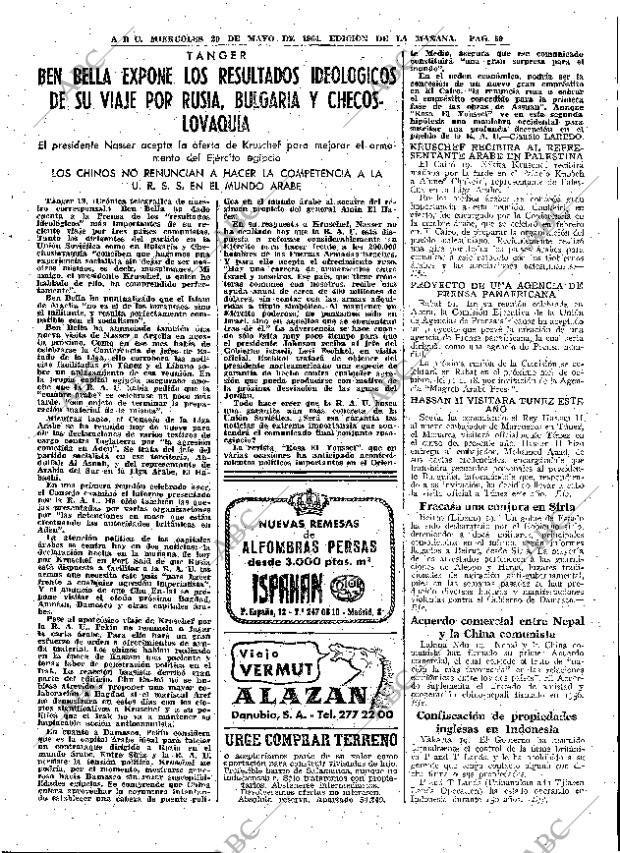 ABC MADRID 20-05-1964 página 59