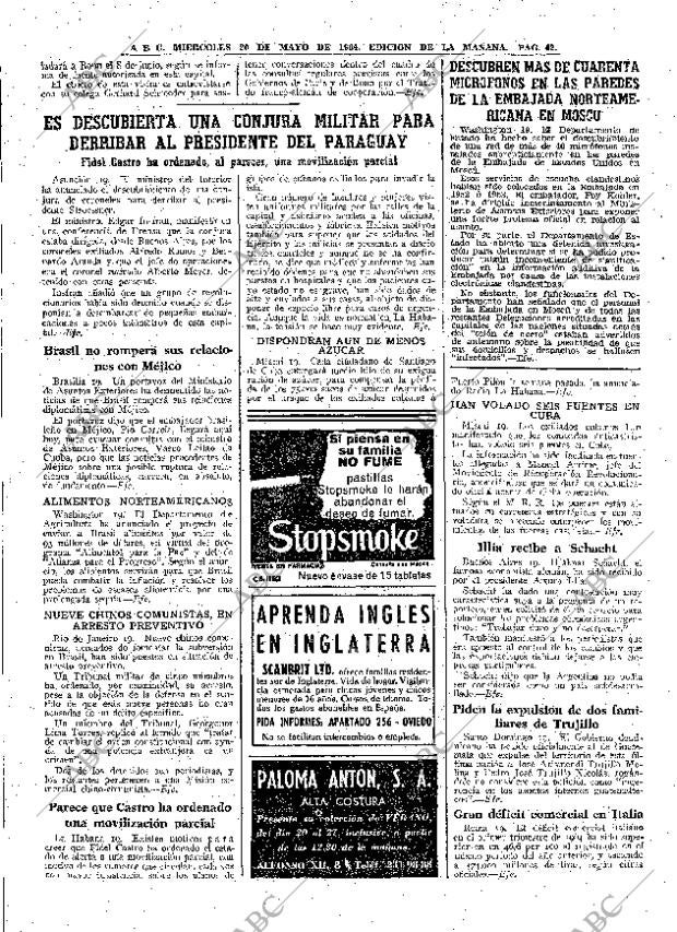 ABC MADRID 20-05-1964 página 62