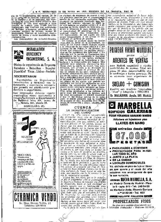 ABC MADRID 20-05-1964 página 68