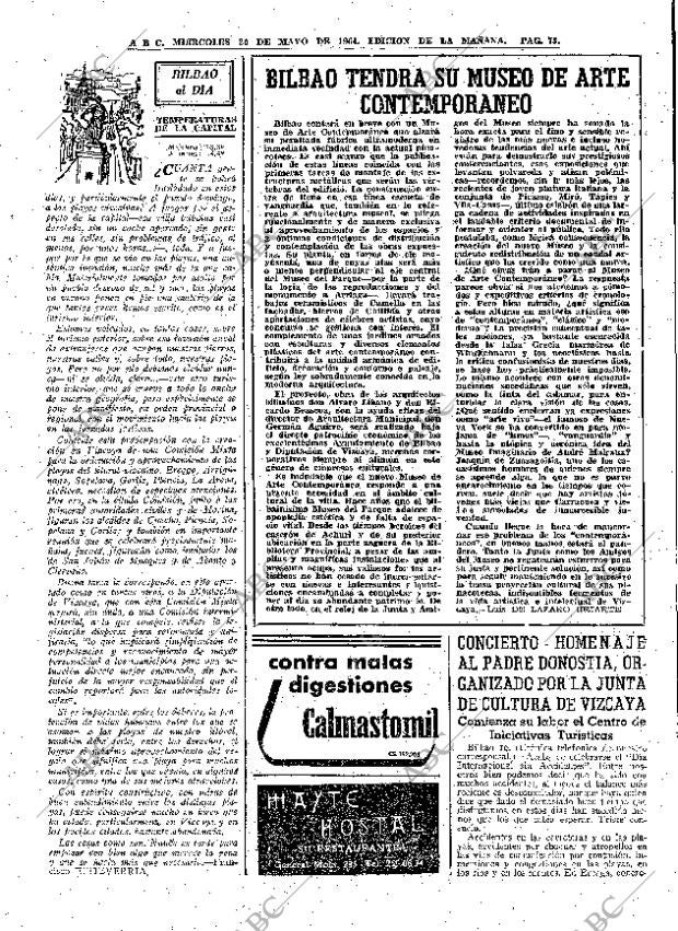 ABC MADRID 20-05-1964 página 73