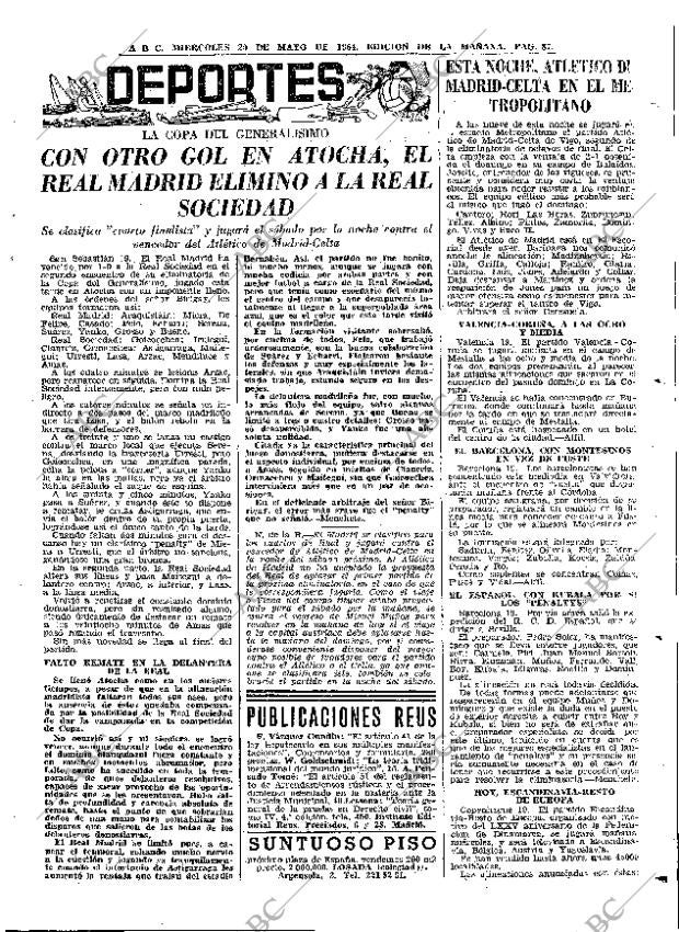 ABC MADRID 20-05-1964 página 87