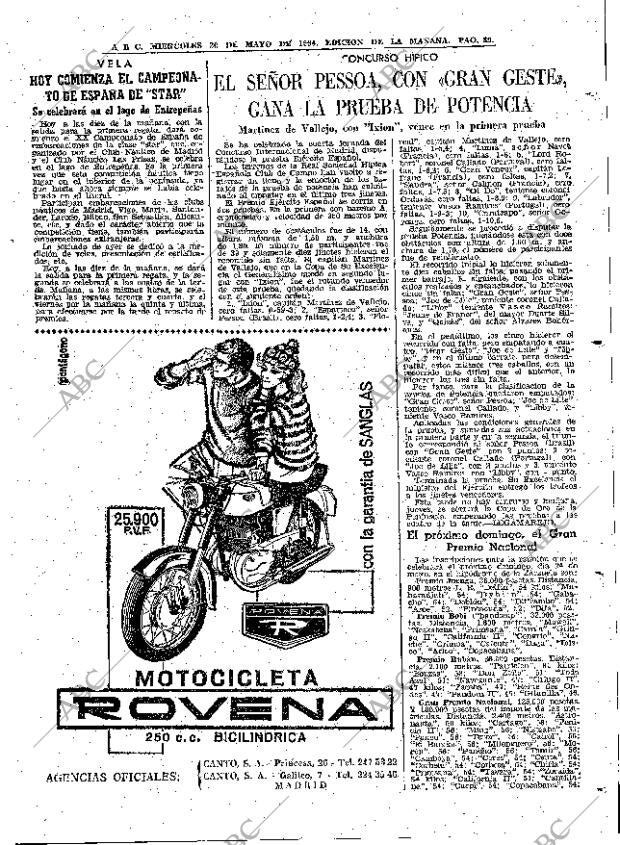 ABC MADRID 20-05-1964 página 89