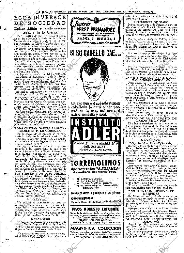 ABC MADRID 20-05-1964 página 92