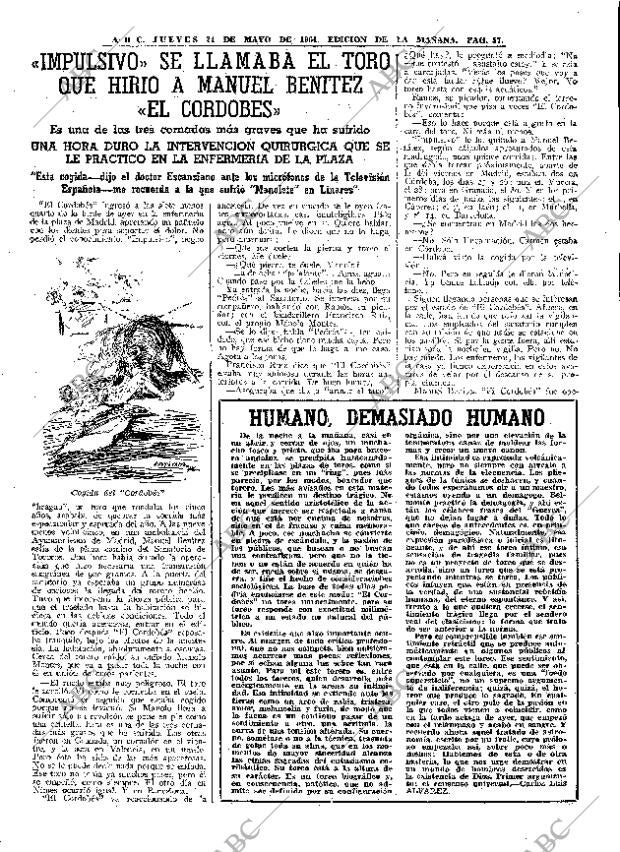 ABC MADRID 21-05-1964 página 57