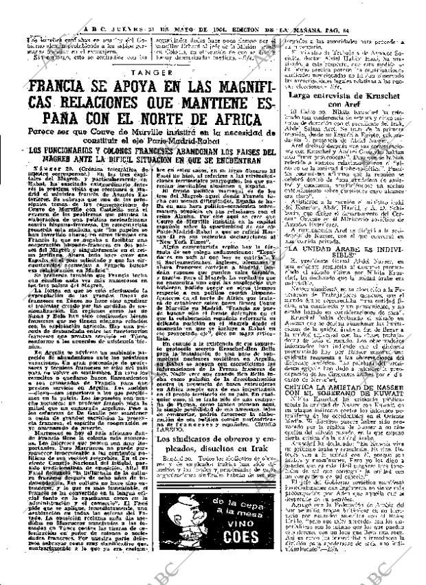 ABC MADRID 21-05-1964 página 64