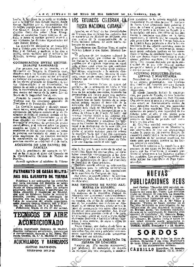 ABC MADRID 21-05-1964 página 68