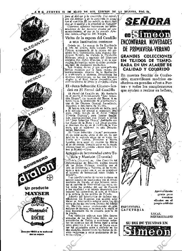 ABC MADRID 21-05-1964 página 72