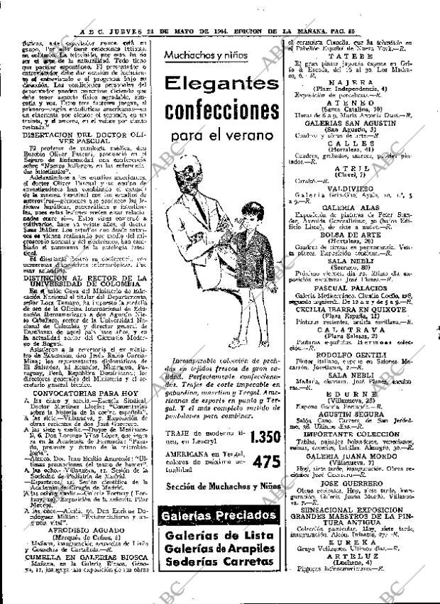ABC MADRID 21-05-1964 página 80
