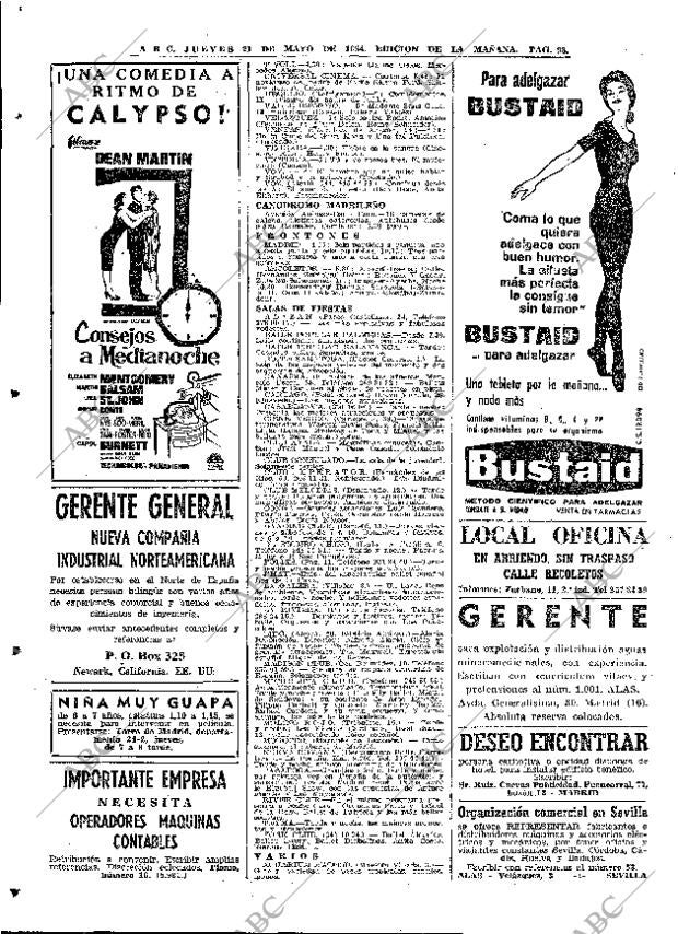 ABC MADRID 21-05-1964 página 98