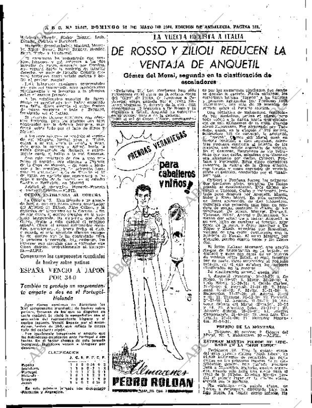 ABC SEVILLA 24-05-1964 página 101