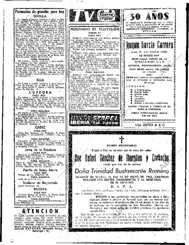 ABC SEVILLA 24-05-1964 página 110