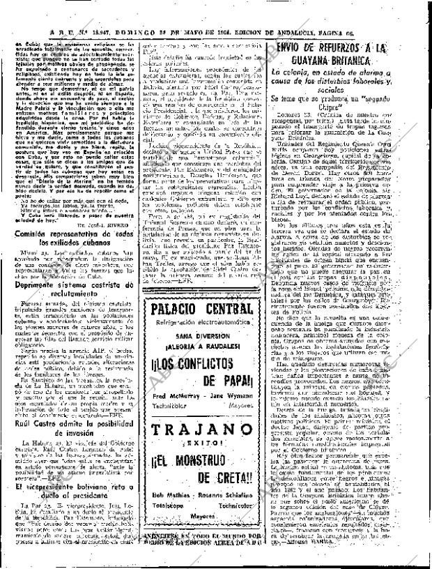 ABC SEVILLA 24-05-1964 página 66