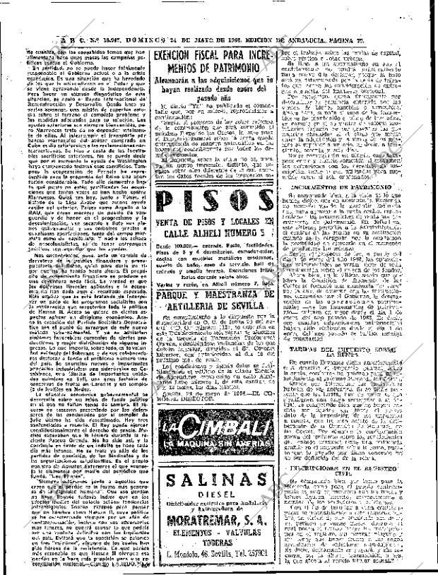 ABC SEVILLA 24-05-1964 página 70