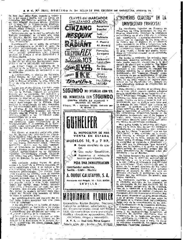 ABC SEVILLA 24-05-1964 página 74