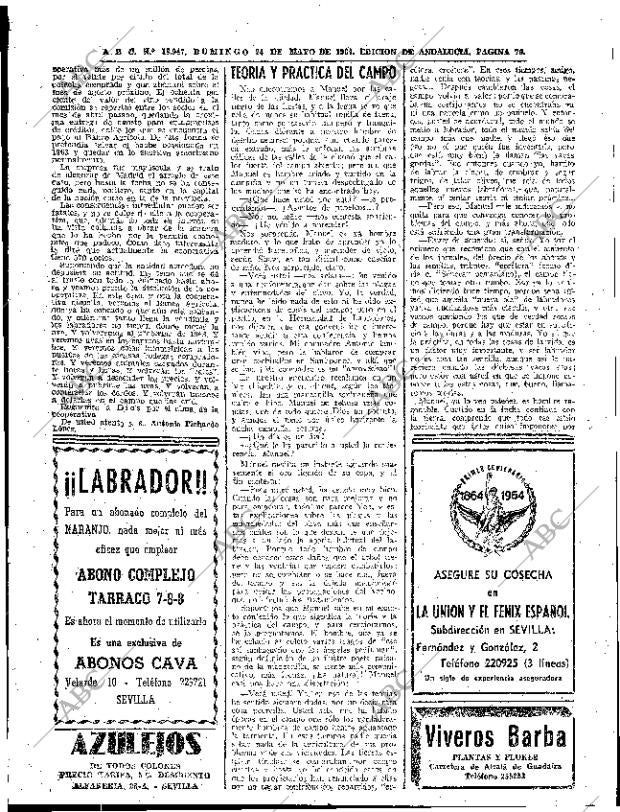 ABC SEVILLA 24-05-1964 página 79