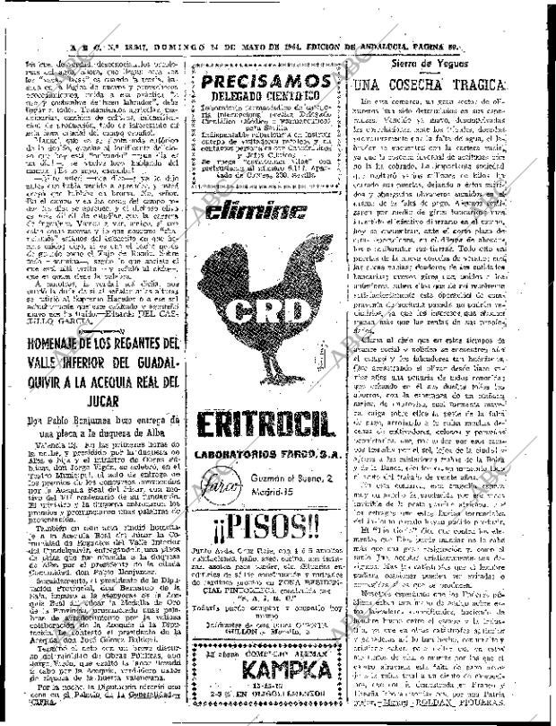 ABC SEVILLA 24-05-1964 página 80