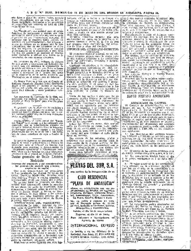 ABC SEVILLA 24-05-1964 página 84