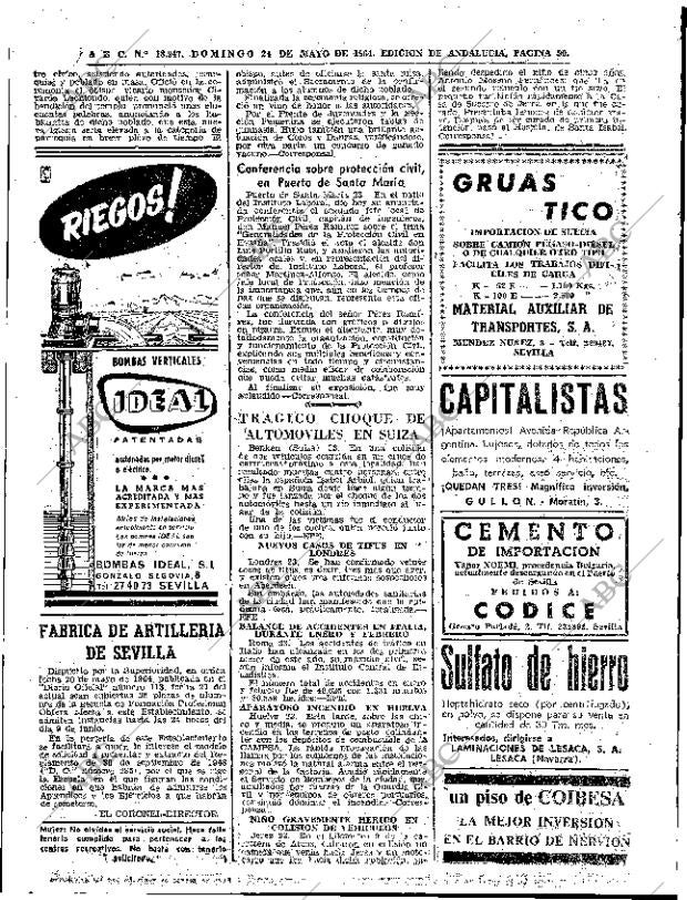 ABC SEVILLA 24-05-1964 página 90