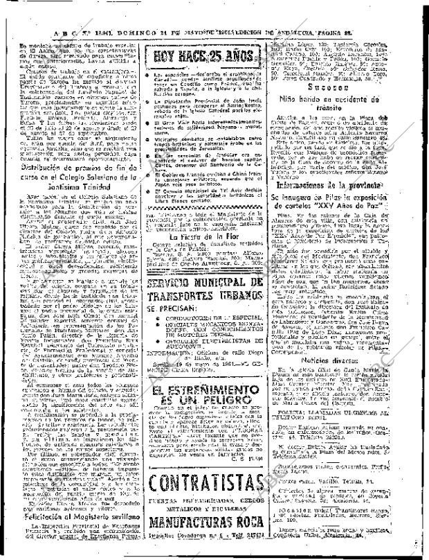 ABC SEVILLA 24-05-1964 página 98