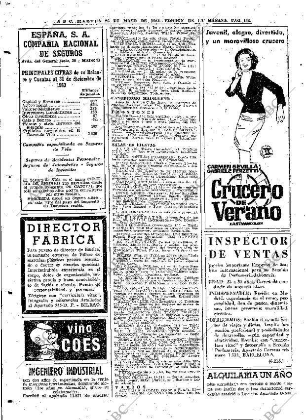 ABC MADRID 26-05-1964 página 102