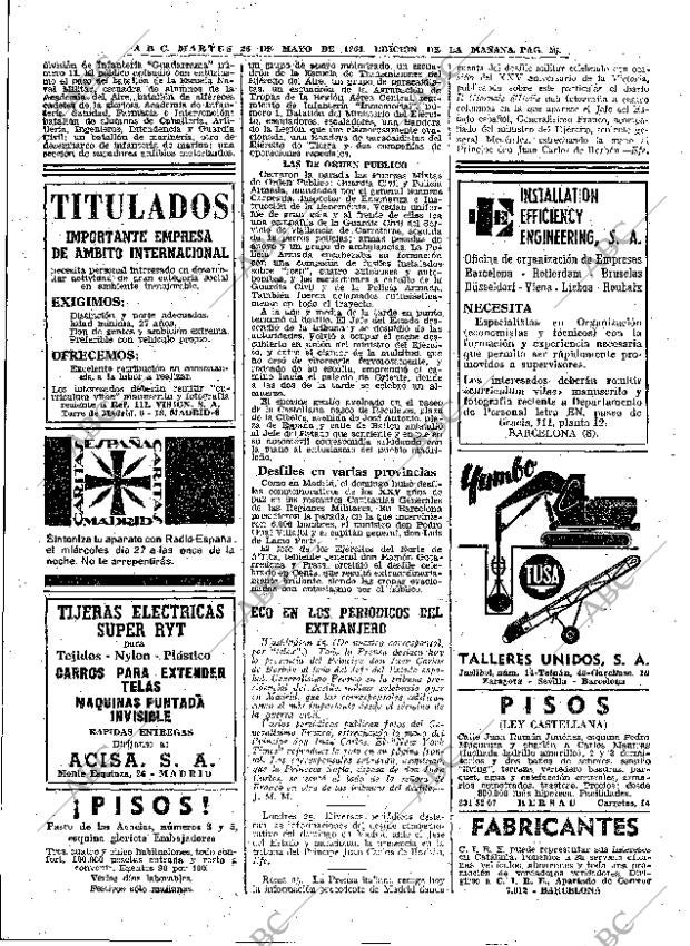 ABC MADRID 26-05-1964 página 56