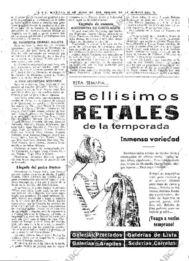 ABC MADRID 26-05-1964 página 75