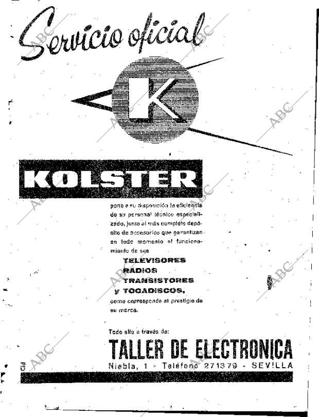 ABC SEVILLA 26-05-1964 página 15
