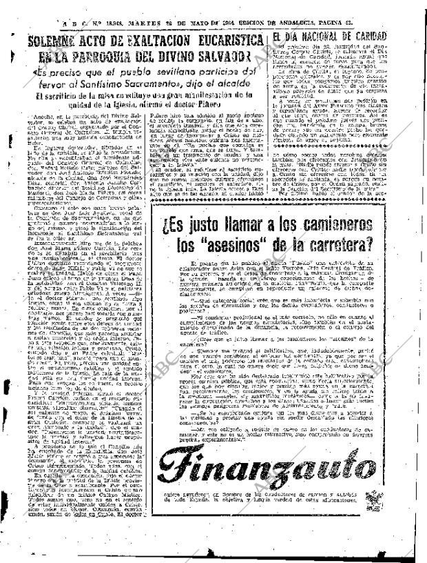 ABC SEVILLA 26-05-1964 página 43