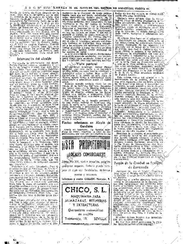 ABC SEVILLA 26-05-1964 página 44