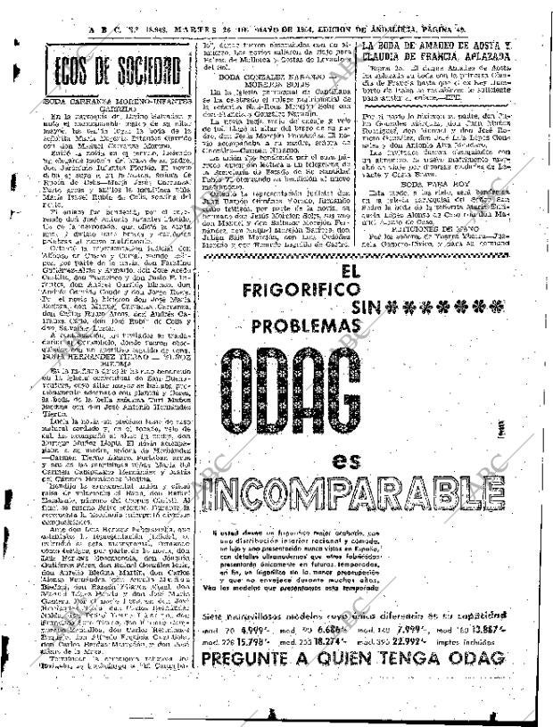 ABC SEVILLA 26-05-1964 página 49