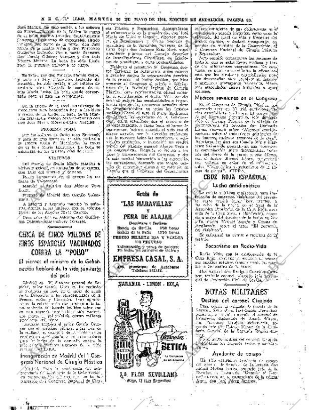ABC SEVILLA 26-05-1964 página 50