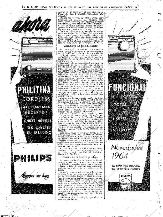 ABC SEVILLA 26-05-1964 página 58