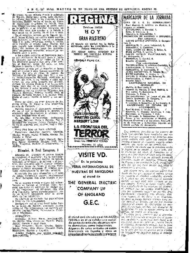 ABC SEVILLA 26-05-1964 página 67