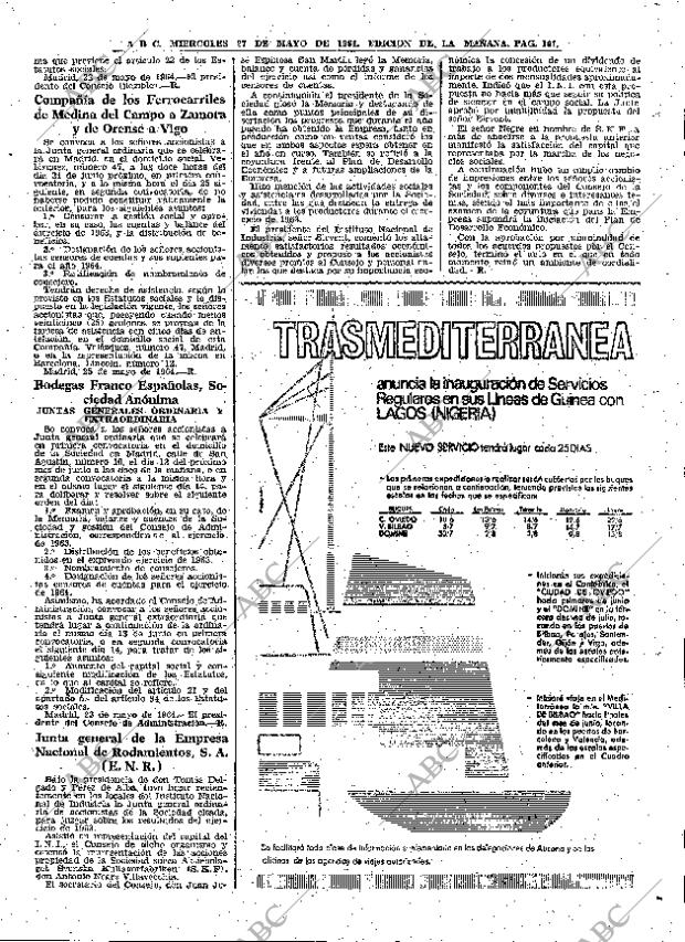 ABC MADRID 27-05-1964 página 101