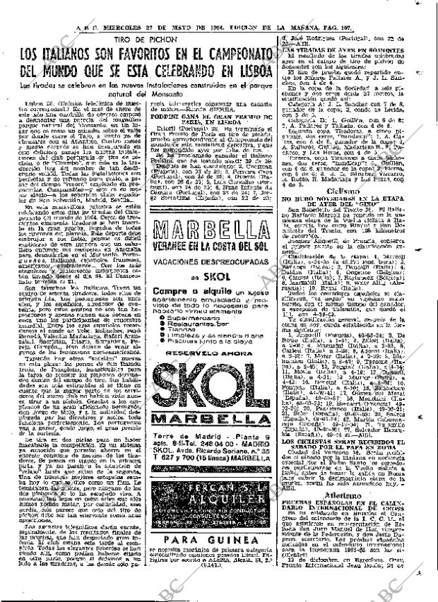 ABC MADRID 27-05-1964 página 107