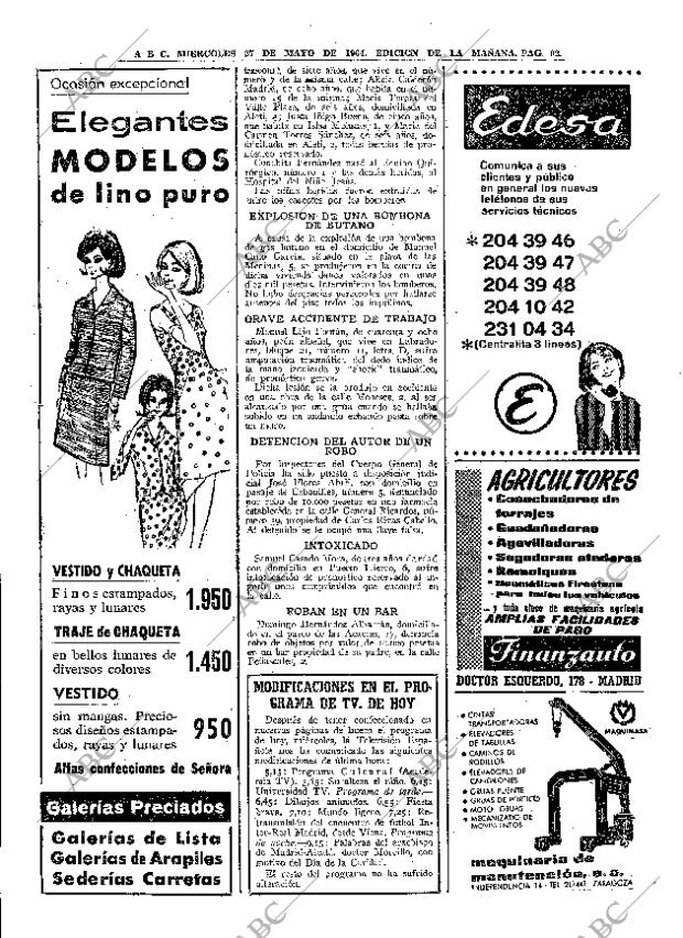 ABC MADRID 27-05-1964 página 92