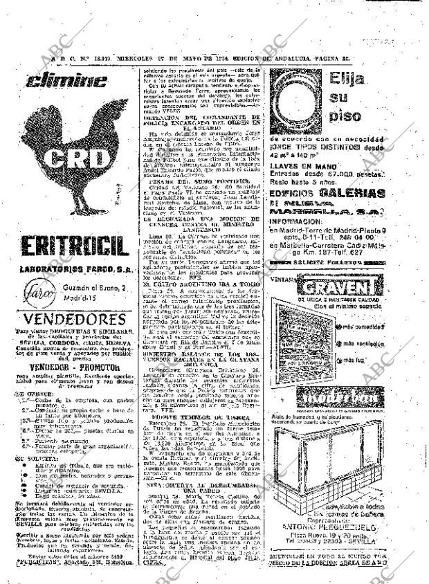 ABC SEVILLA 27-05-1964 página 56