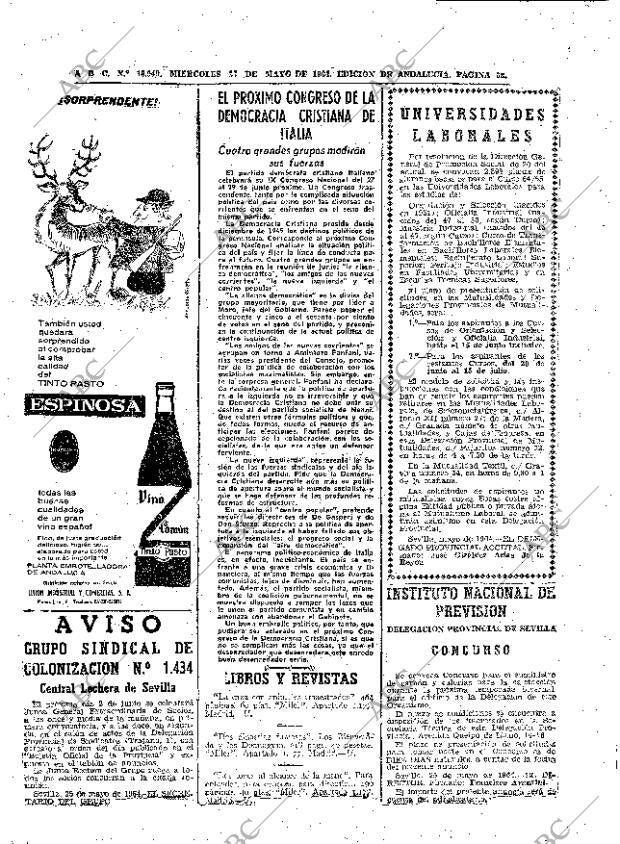 ABC SEVILLA 27-05-1964 página 58