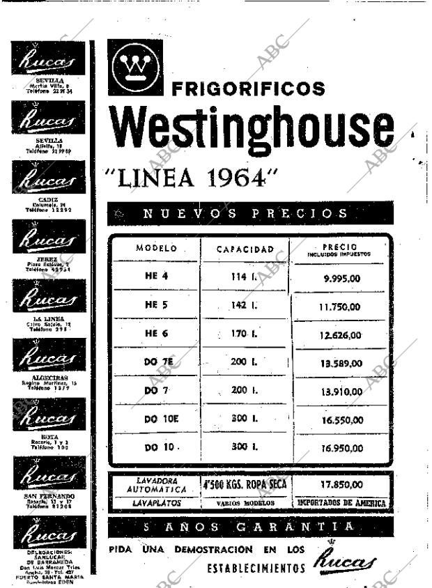 ABC SEVILLA 27-05-1964 página 6